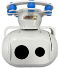 IR Kameralı Yüksek Doğruluklu Çift Sensörlü Arama İzleme Gimbal Sistemi 2 Eksenli