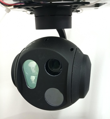 1.5km Lazer Mesafe Ölçerli Ultra Küçük Elektro-Optik / Kızılötesi Gimbal Sistemi